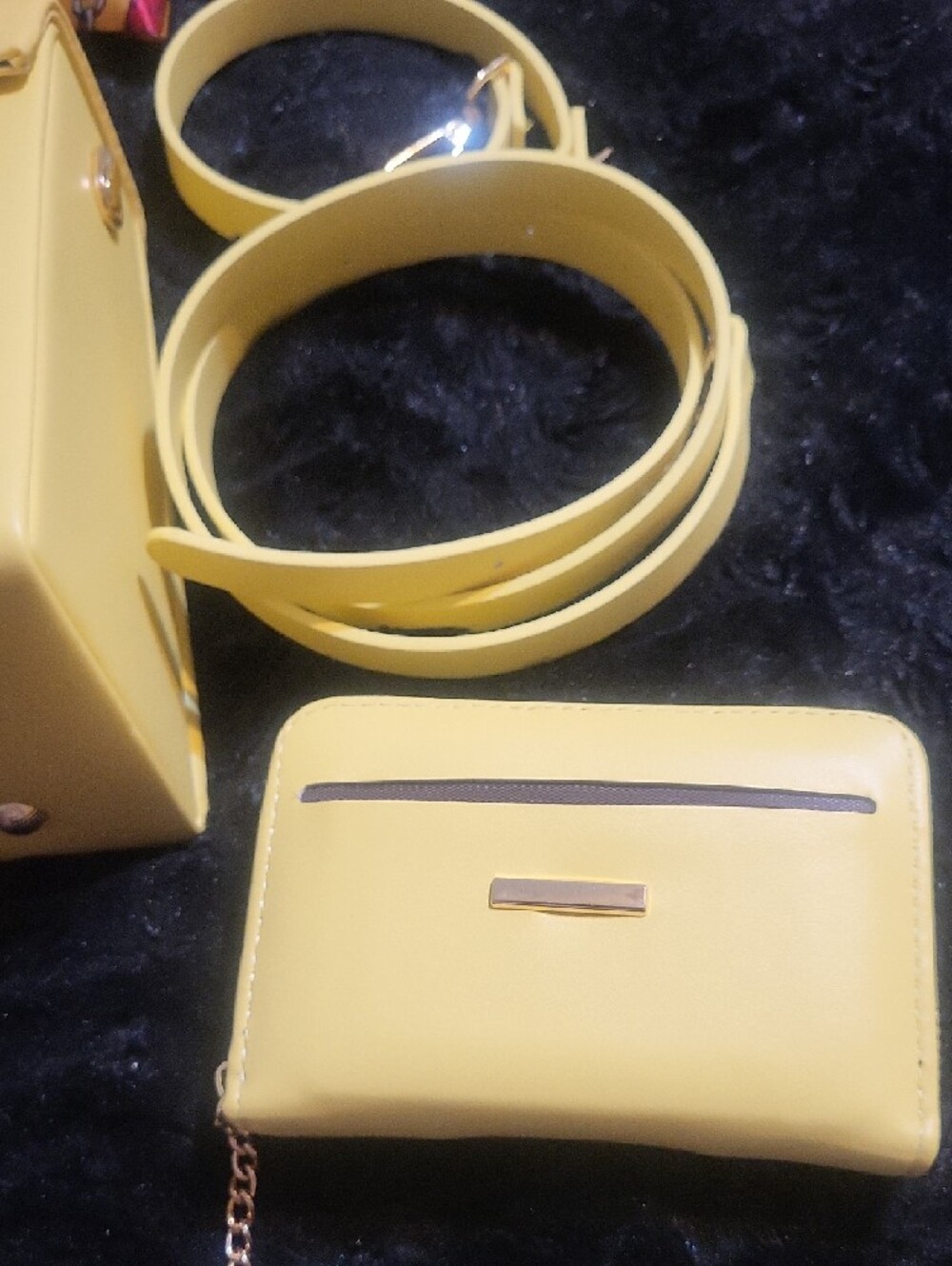 Purse - Fasion Classic Structured Top-Handle Satchel - 6pc - Picture 3 of 10
